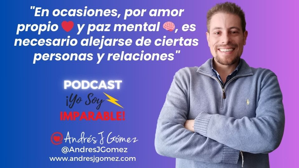 En ocasiones, por amor propio ❤️ y paz mental 🧠, es necesario alejarse de ciertas personas y relaciones.